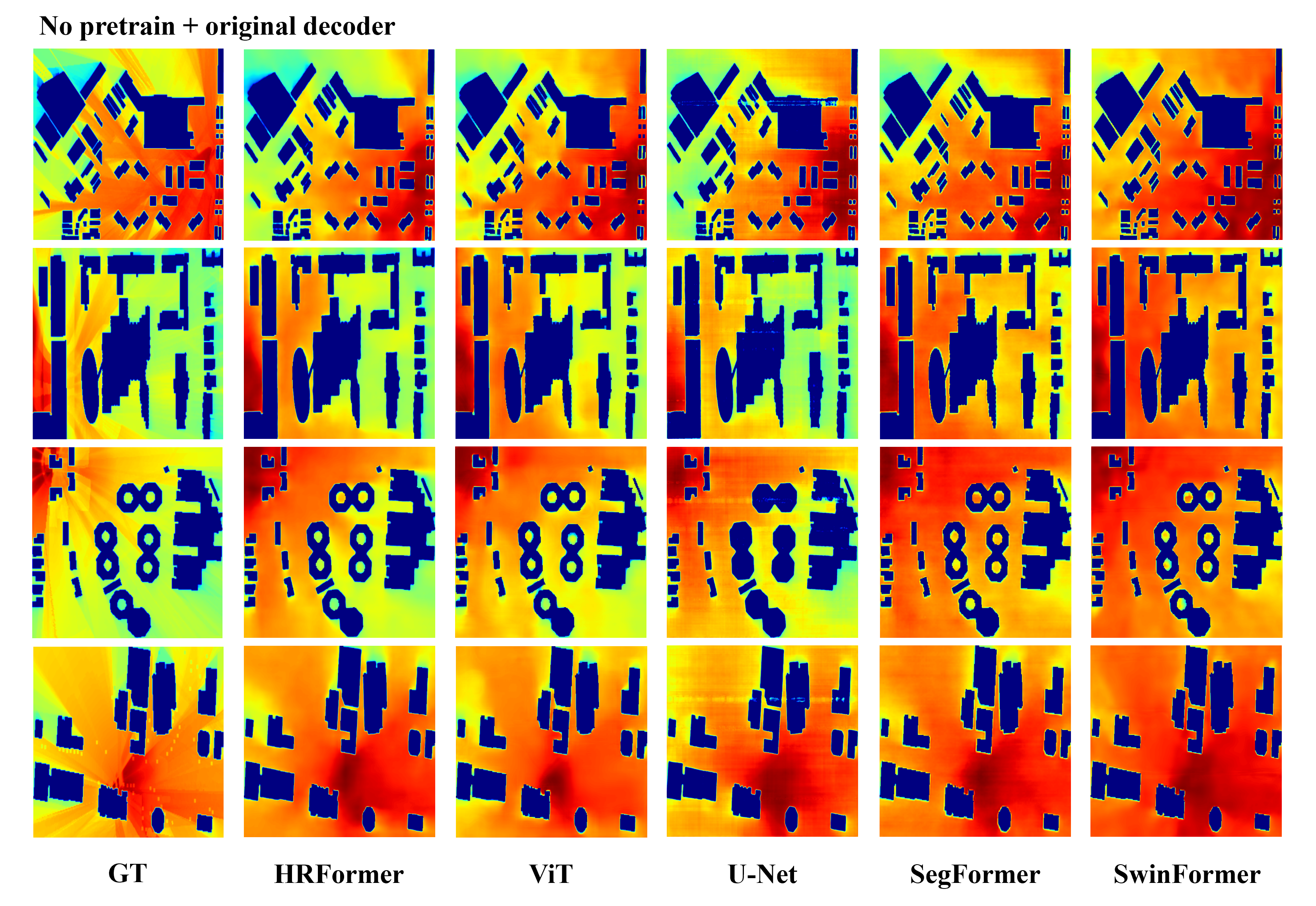 Predicted EMF maps across CNN / ViT models vs. ground truth